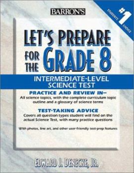 Paperback Let's Prepare for the Grade 8 Intermediate-Level Science Test Book