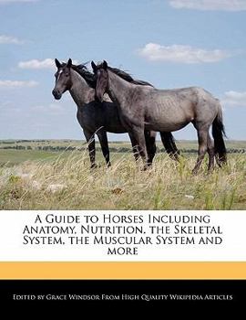 Paperback A Guide to Horses Including Anatomy, Nutrition, the Skeletal System, the Muscular System and More Book