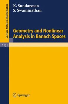 Paperback Geometry and Nonlinear Analysis in Banach Spaces Book