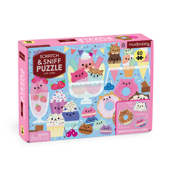 Misc. Cat Cafe 60 Piece Scratch & Sniff Puzzle Book