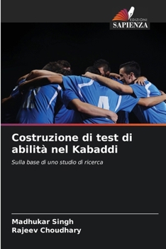 Paperback Costruzione di test di abilità nel Kabaddi [Italian] Book