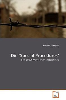 Paperback Die "Special Procedures" [German] Book