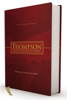 Hardcover Nkjv, Thompson Chain-Reference Bible, Hardcover, Red Letter Book