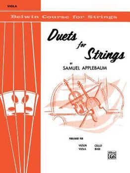 Paperback Duets for Strings, Bk 1: Viola (Belwin Course for Strings, Bk 1) Book