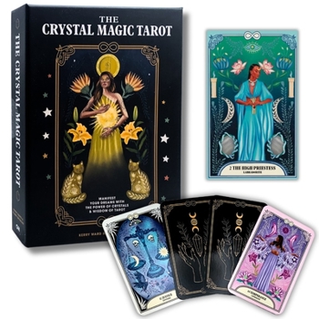 Hardcover The Crystal Magic Tarot: Understand and Control Your Fate with Tarot [With Book(s)] Book