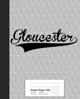Paperback Graph Paper 5x5: GLOUCESTER Notebook Book