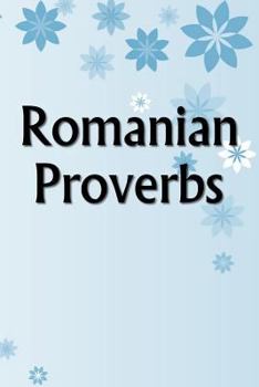 Paperback Romanian Proverbs Book