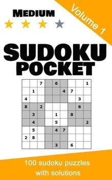 Paperback Sudoku pocket: 100 sudoku puzzles, medium level, volume 1 Book