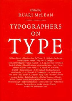 Hardcover Typographers on Type Book