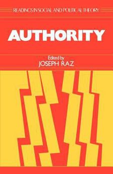 Hardcover Authority (Readings in Social & Political Theory) Book