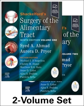 Misc. Shackelford's Surgery of the Alimentary Tract, 2 Volume Set Book
