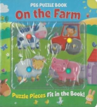 Board book Peg Puzzle Book - On the Farm Book
