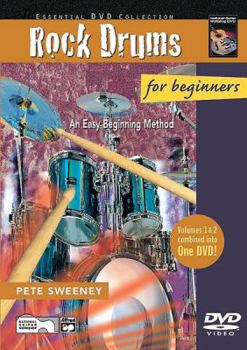 Rock Drums for Beginners, Vol 1 & 2: An Easy Beginning Method, DVD