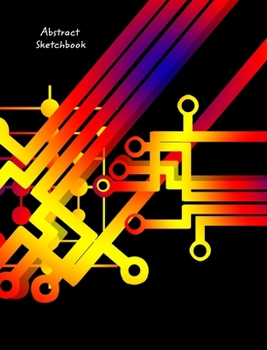 Hardcover Abstract Sketchbook Book