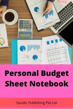 Personal Budget Sheet Notebook