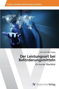 Paperback Der Leistungsort bei Beförderungsmitteln [German] Book