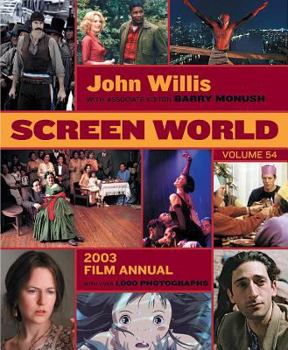 Hardcover Screen World: 2003 Book