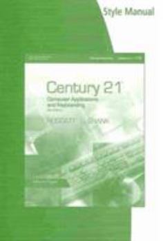 Paperback Century 21 Computer Applications and Keyboarding Style Manual Book