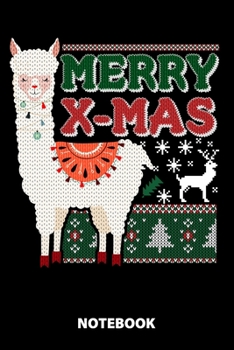 Merry X-Mas Notebook: 100 Dotted Pages | 6X9 Inches | Sketchbook | Diary | Journal | For Men And Women | Christmas Or Birthday Gift For Him And Her | Funny Gift Idea | For Office | For School