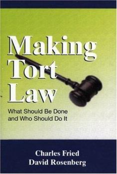Paperback Making Tort Law Book