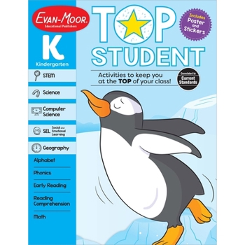 Paperback Top Student, Grade K Book