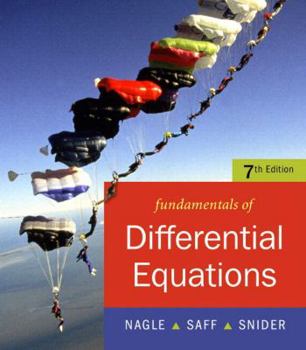 Hardcover Fundamentals of Differential Equations [With CDROM] Book