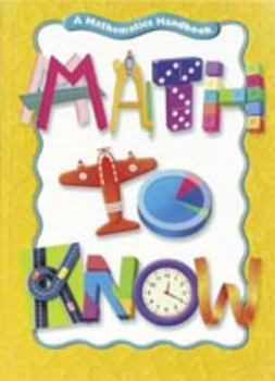 Paperback Math to Know: A Mathematics Handbook Book