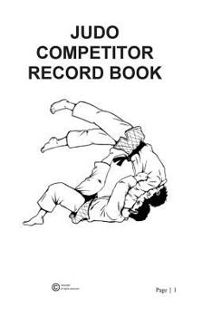 Paperback Judo Competitor Record Book