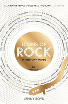 Paperback Icons of Rock - In Their Own Words Book