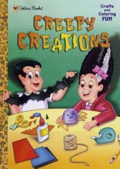 Paperback Creepy Creatures Coloring and Activity Book