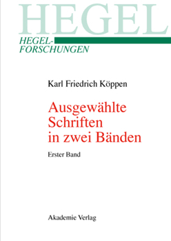 Hardcover Ausgewählte Schriften in Zwei Bänden [German] Book