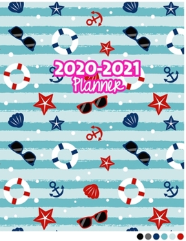 2020-2021 Planner: Two Year Calendar Organizer and Goal Journal | January 2020 - December 2021 Daily, Weekly and Monthly Planner Book with Back Sticker Expression Wall for 2 Years | Design Code 709916