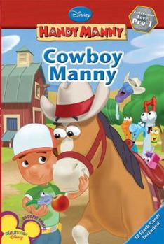 Paperback Cowboy Manny [With Flash Cards] Book