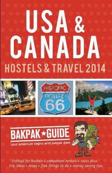 Paperback USA/Canada Hostels & Travel Guide 2014 Book