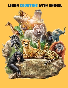 Paperback Learn Counting With Animal: A Fun Counting & Question - Answering Book For 2 - 5 Years children Book