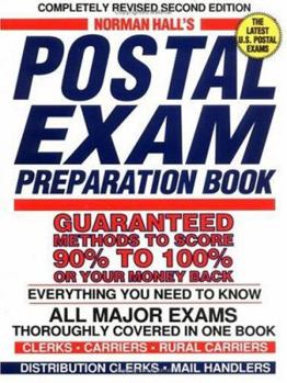 Paperback Norman Hall's Postal Exam Preparation Book