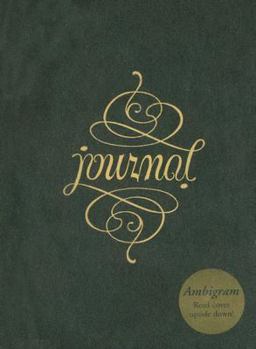 Leather Bound Ambigram Leather Journal Book