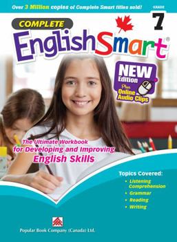 Paperback Complete Englishsmart (New Edition) Grade 7: Canadian Curriculum English Workbook Book