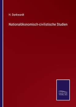 Paperback Nationalökonomisch-civilistische Studien [German] Book
