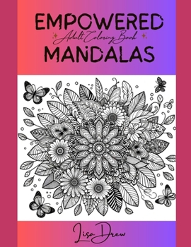 Paperback Empowered Mantras Adult Coloring Book
