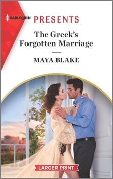 Mass Market Paperback The Greek's Forgotten Marriage [Large Print] Book