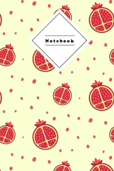 Composition Notebook: Journal Notepad for under $8 | 120 Sheets Wide Ruled Lined Paper | Perfect for School, Work, Students, Teacher | Cute Pomegranate Fruits Coverdesign