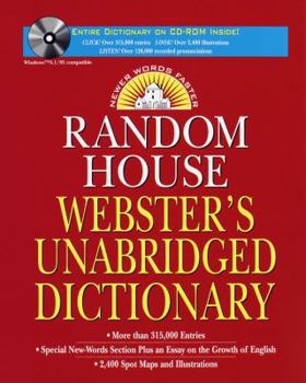 Hardcover Random House Webster's Unabridged Dictionary and CD-ROM Book