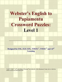 Webster's English to Papiamentu Crossword Puzzles: Level 1