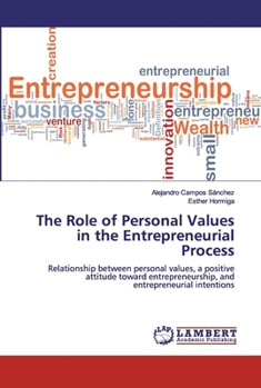 Paperback The Role of Personal Values in the Entrepreneurial Process Book