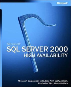 Paperback Microsoft SQL Server 2000 High Availability [With CDROM] Book