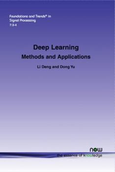 Paperback Deep Learning: Methods and Applications Book