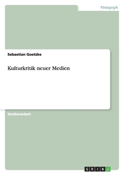 Paperback Kulturkritik neuer Medien [German] Book
