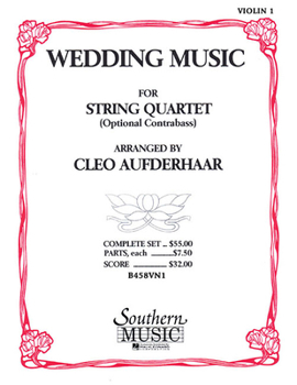 Paperback Wedding Music for String Quartet: Violin 1 Book