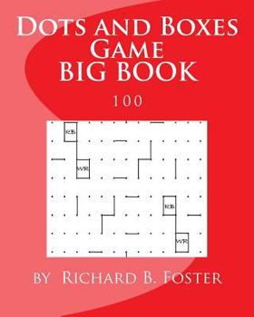 Paperback Dots and Boxes Game BIG BOOK: 100 Book